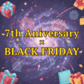 7周年×ブラックフライデー感謝祭のお知らせ