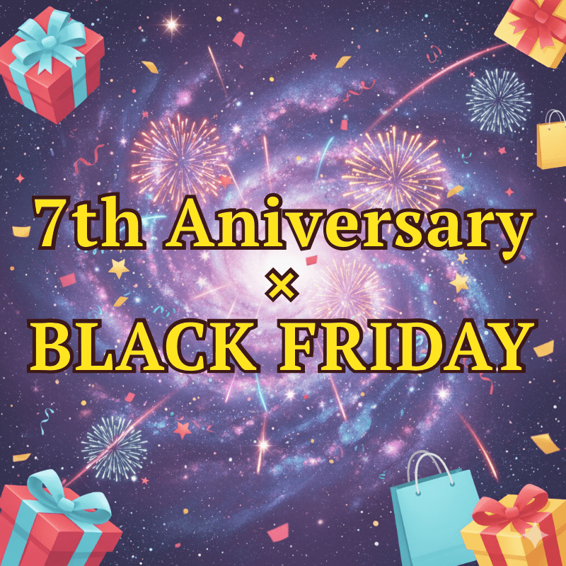 7周年×ブラックフライデー感謝祭のお知らせ