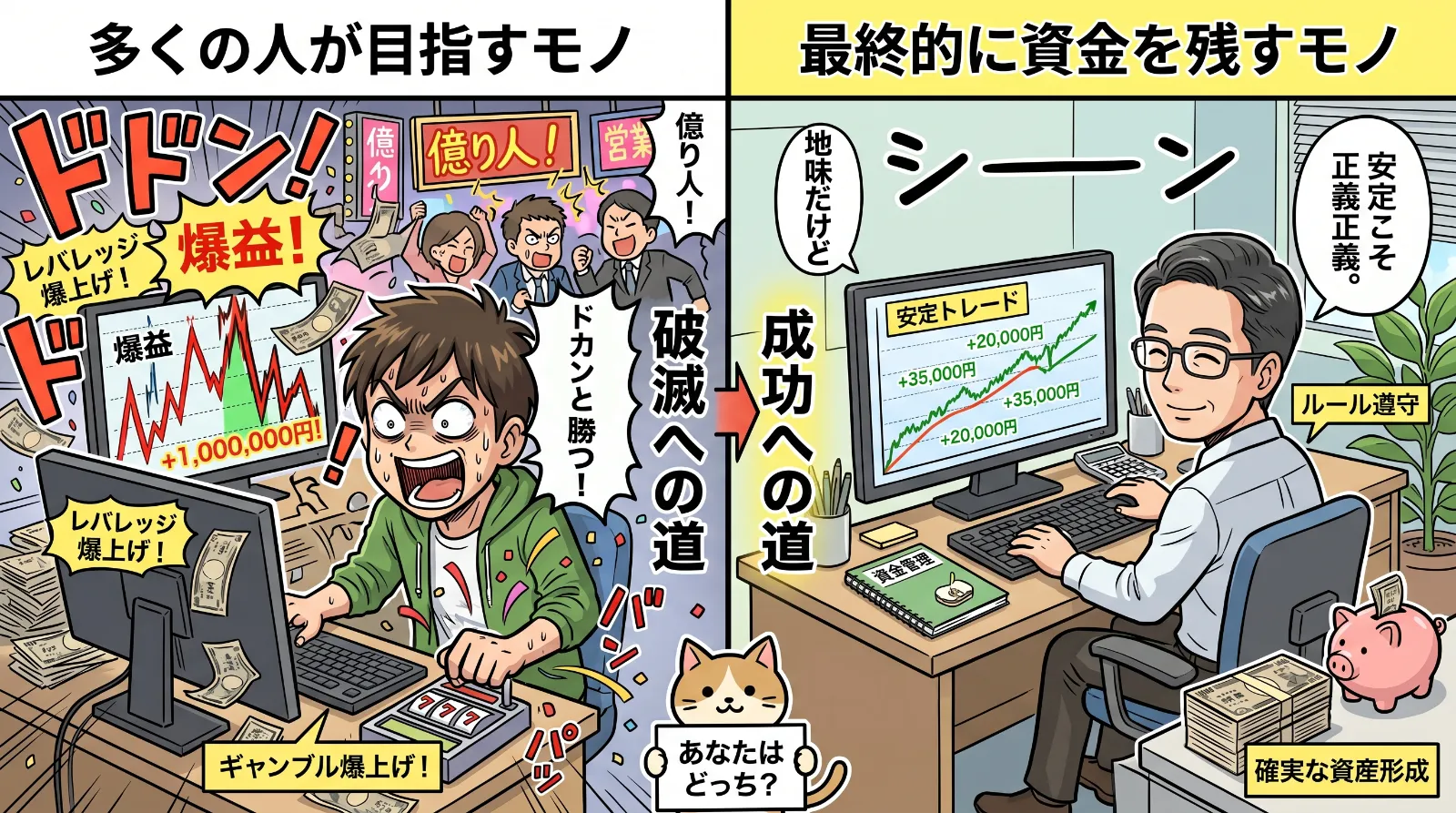 世間のFXのイメージとFX侍塾の違い