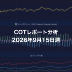 COTレポート分析 2026年9月15日週